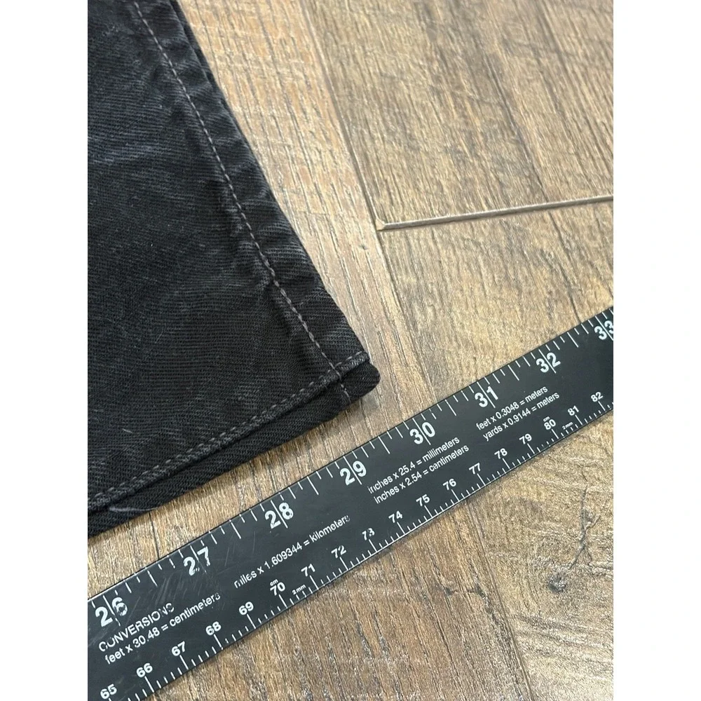 Vintage Levi's 501‎ Jeans 32x30 Black Denim Straight Fit Button Fly